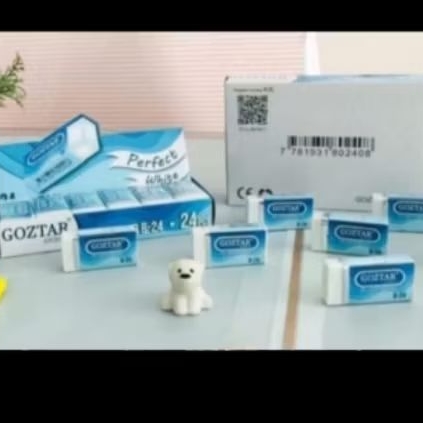 

1 Pack Eraser GOZTAR Perfect Putih/Penghapus GOZTAR/
