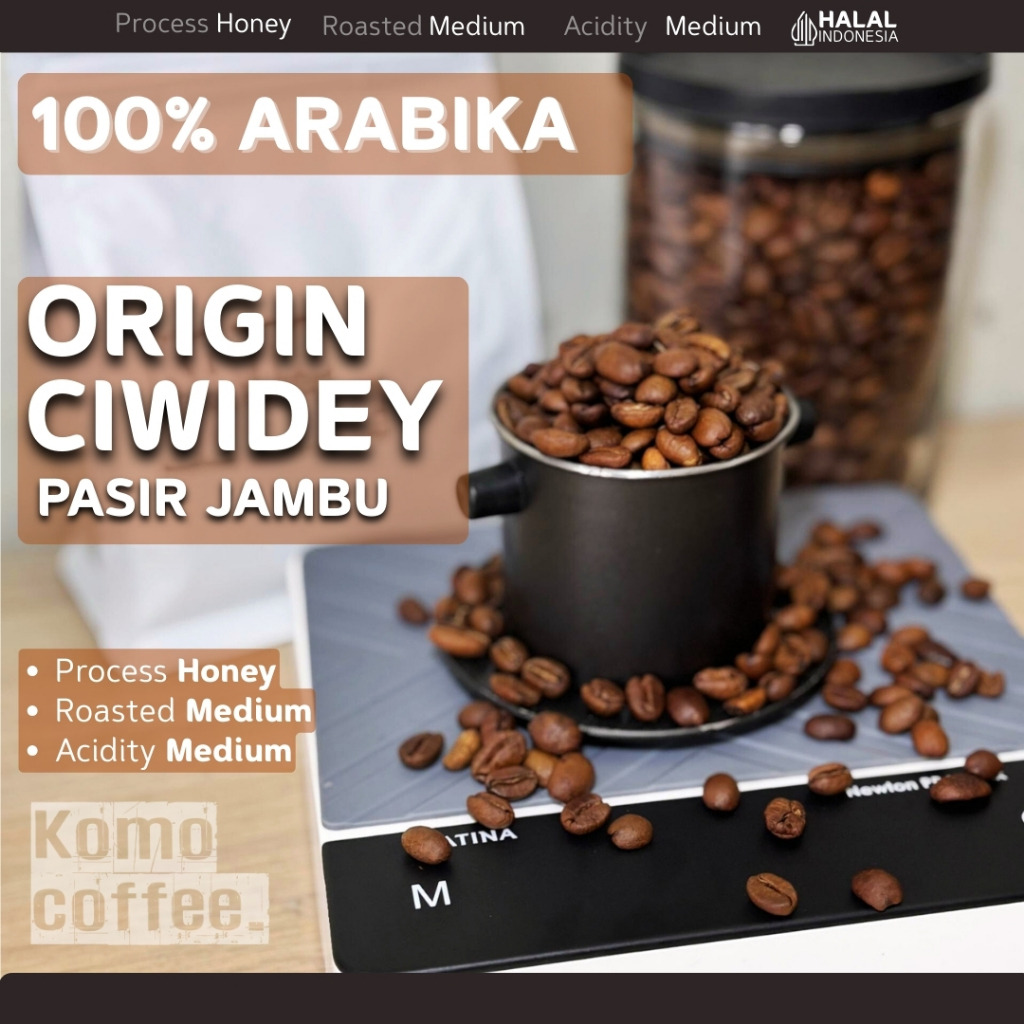

Biji Kopi Arabika Honey Origin Ciwidey Jawa Barat