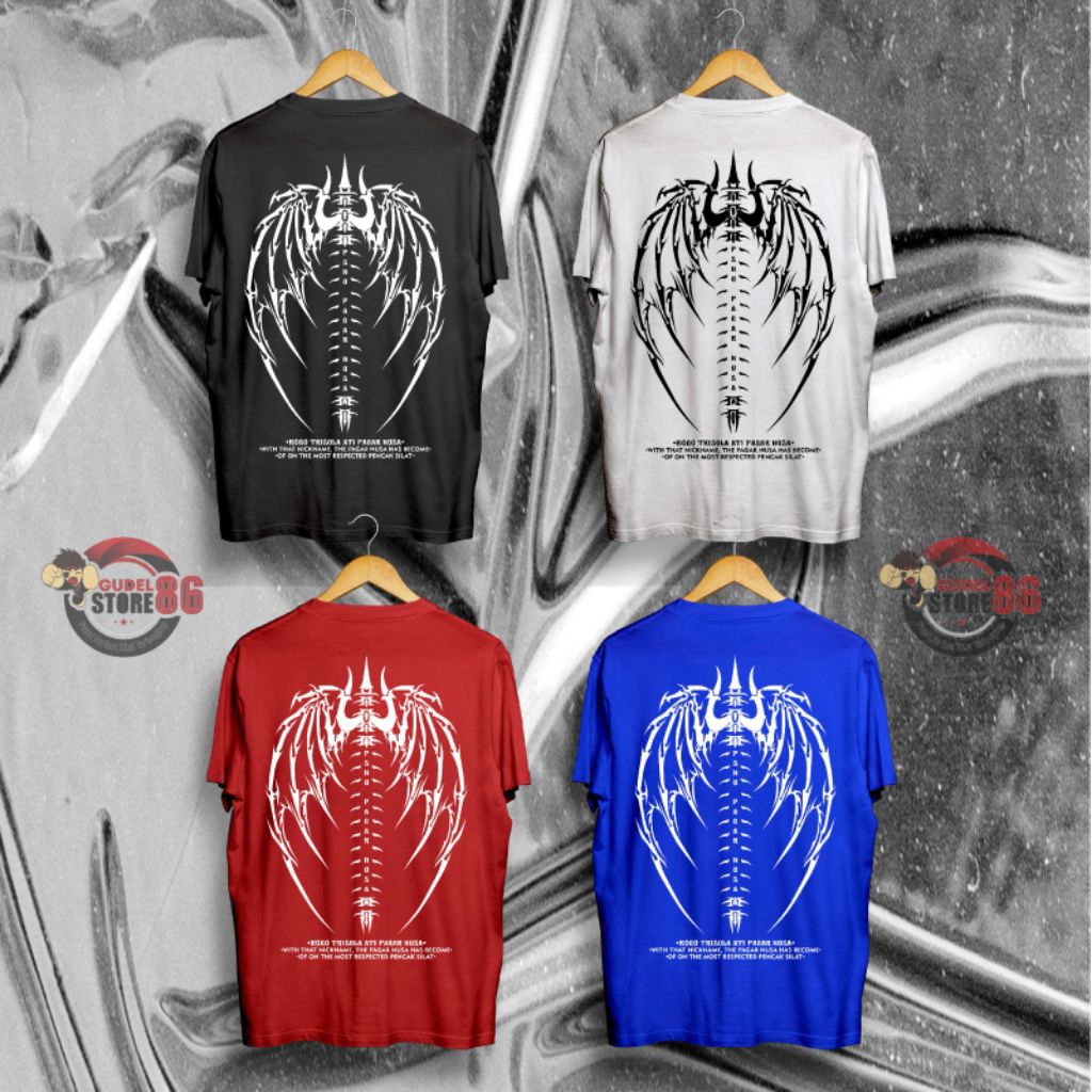 kaos pagar Nusa logo trisula