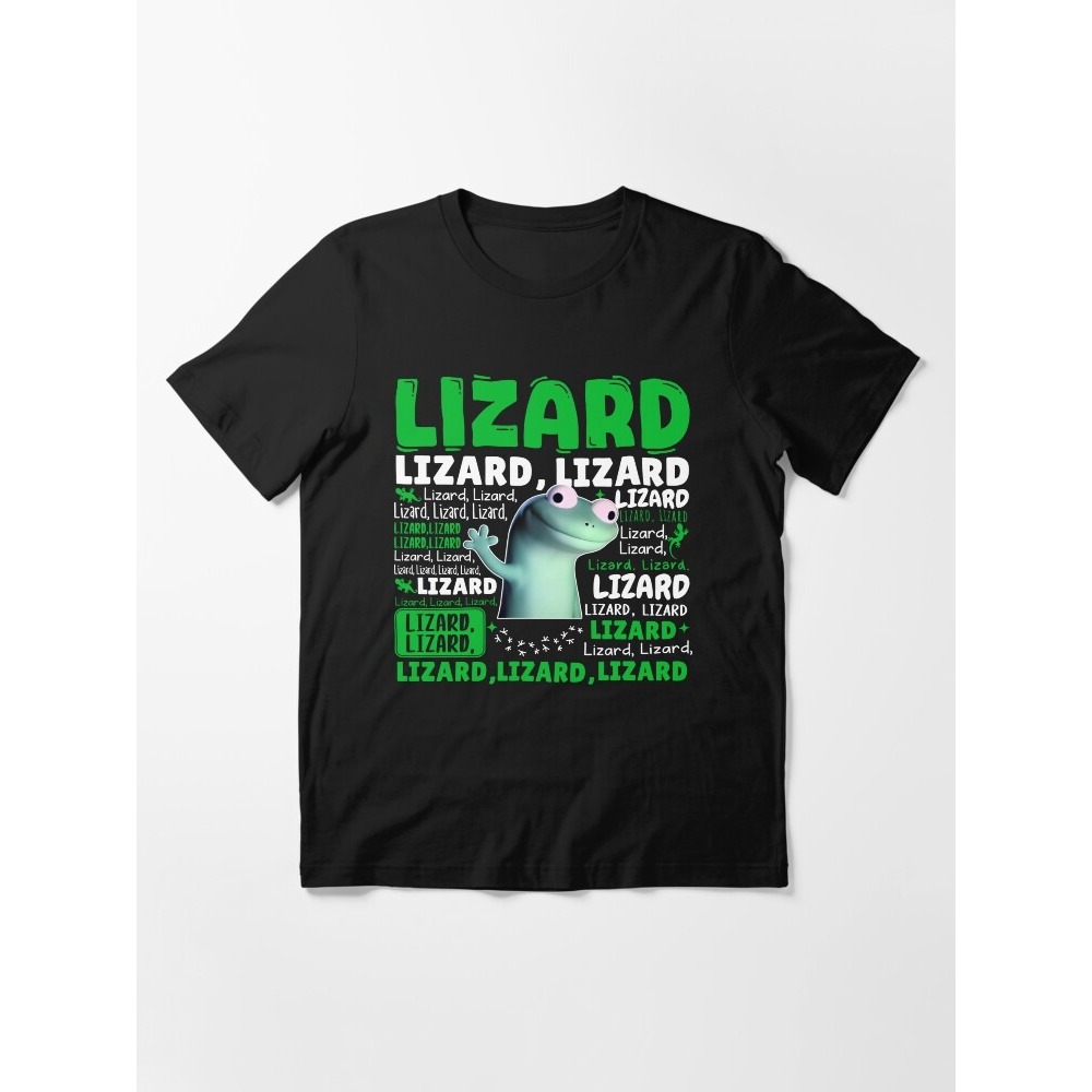 Kaos Lizard Lizard Lizard Meme, Titok Viral Meme Lizard, Lizard Button Meme Essential T-Shirt