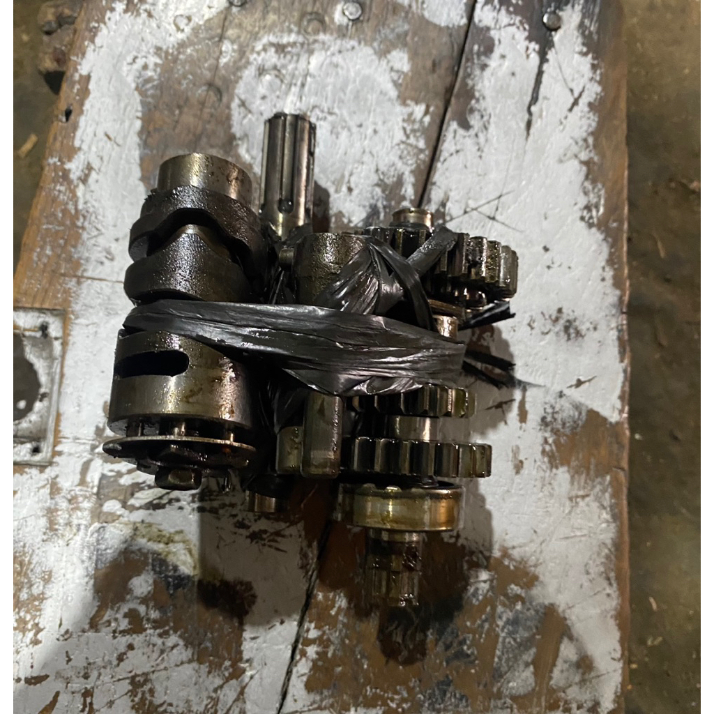 rasio transmisi Suzuki rc 100 gs GX tornado crystal ori