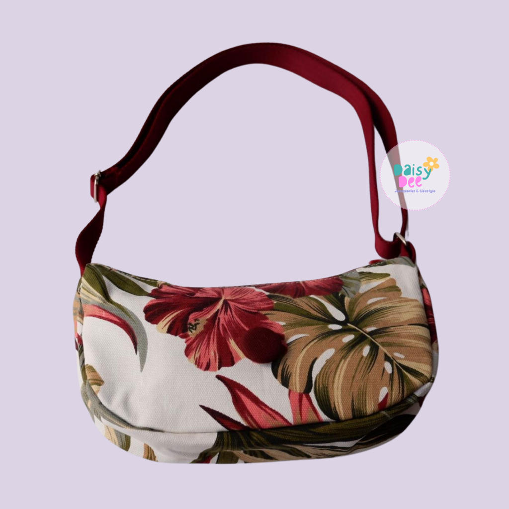 Daisy Dee Tas Slempang Kanvas Tropical Warna