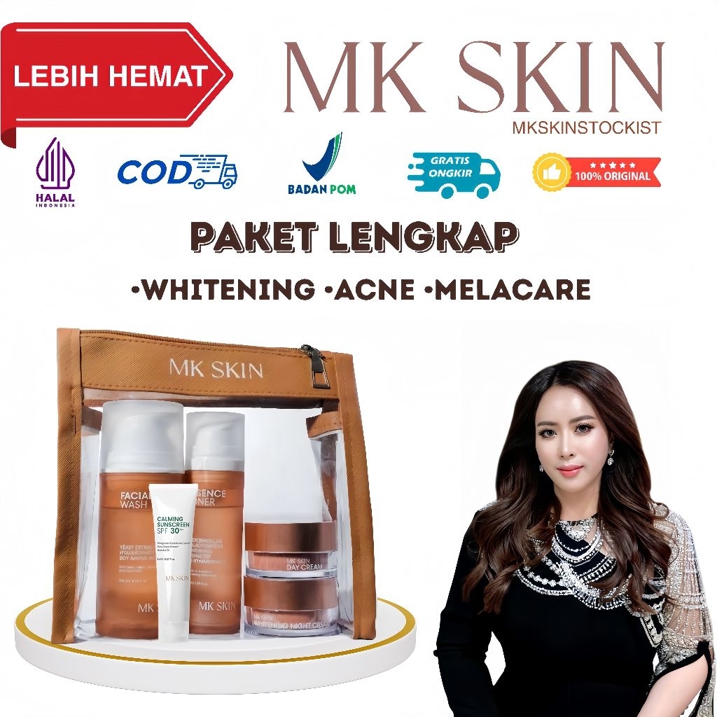 MK SKIN - paket wajah mk skin original 100% all varian | mk skin official store original 100% | mk s