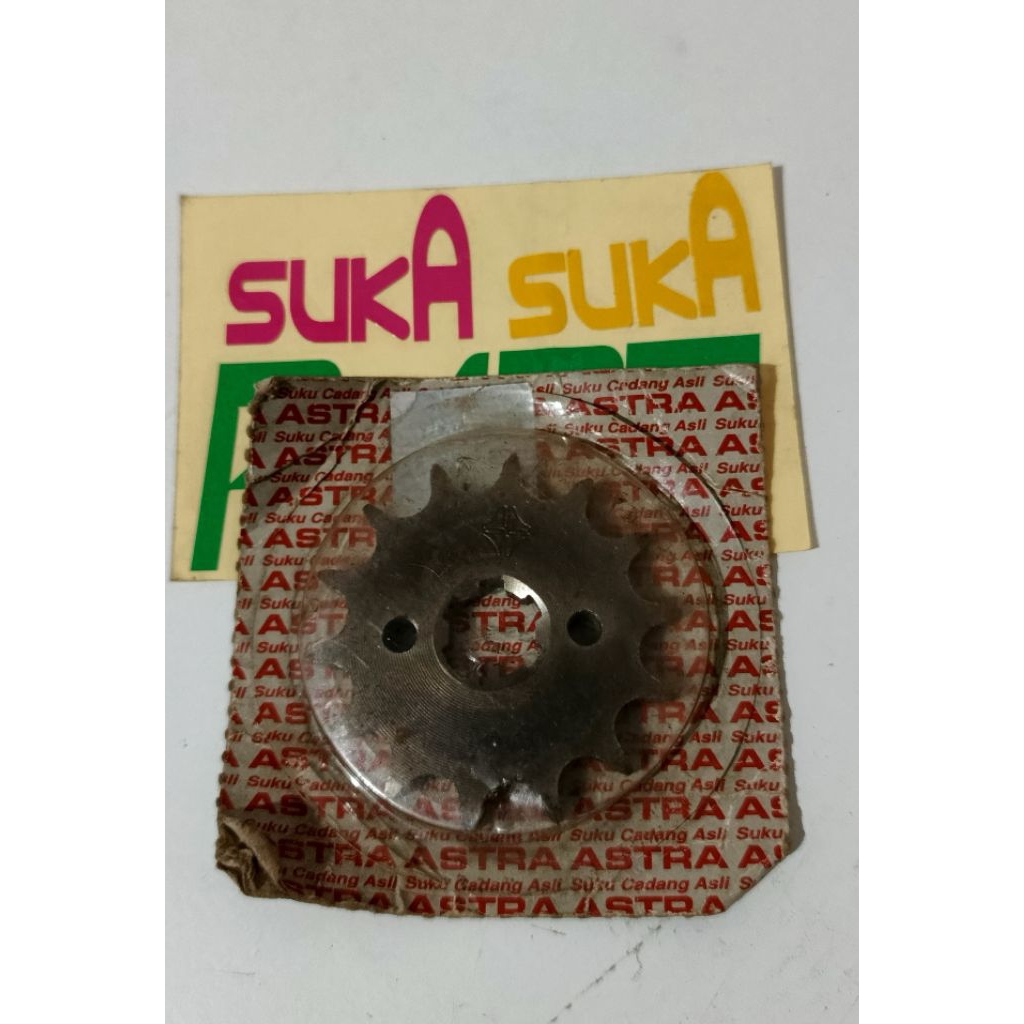 GER GIR DEPAN HONDA 23801-GF6-000H WIN100 ORIGINAL ASTRA NOS