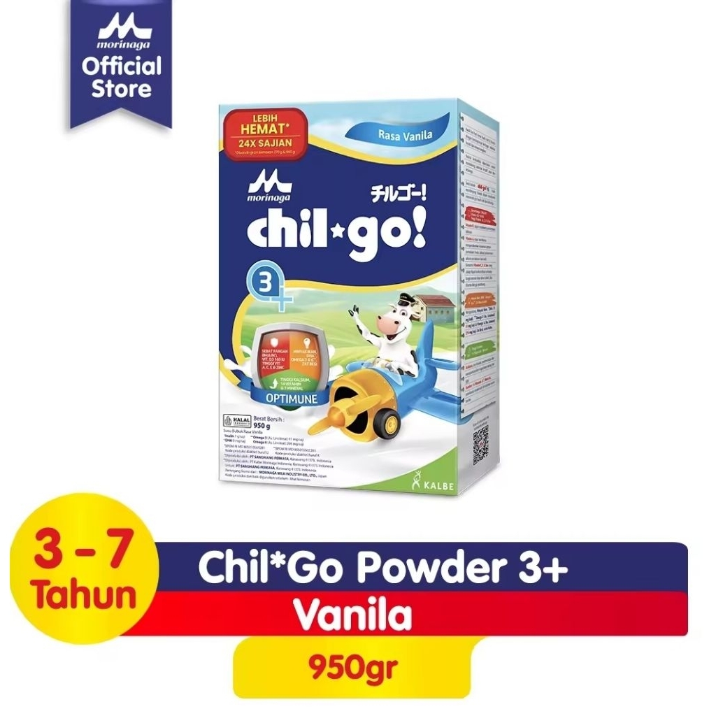 

Morinaga Chil Go Powder 3+ Vanila 950gr