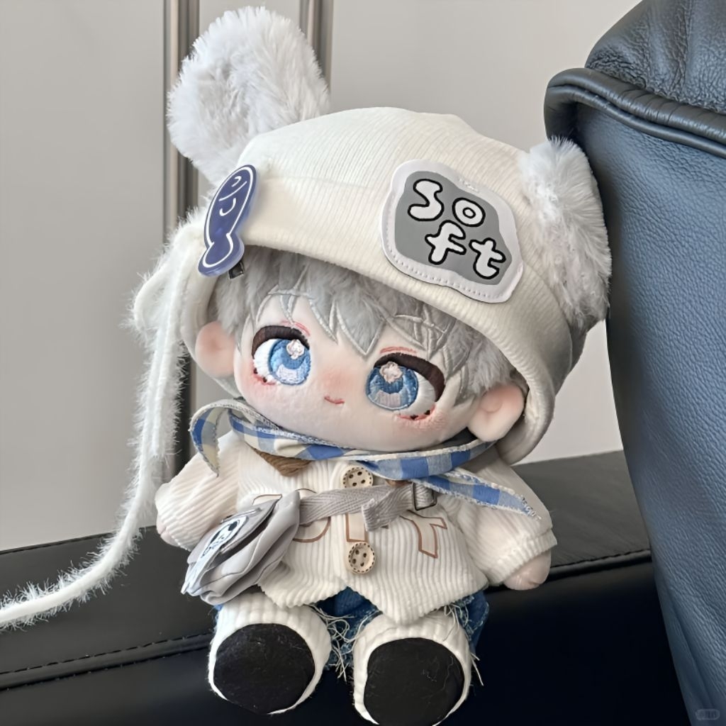Boneka Plushie Cotton Doll 20cm Love And Deepspace Xavier Attribute Figure Doll Boneka Lucu