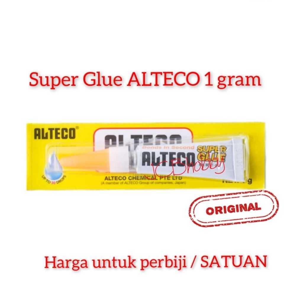 

Lem ALTECO SUPER GLUE 1gram cocok untuk bahan metal , plastik , kayu dan porselain perekat G korea alteko