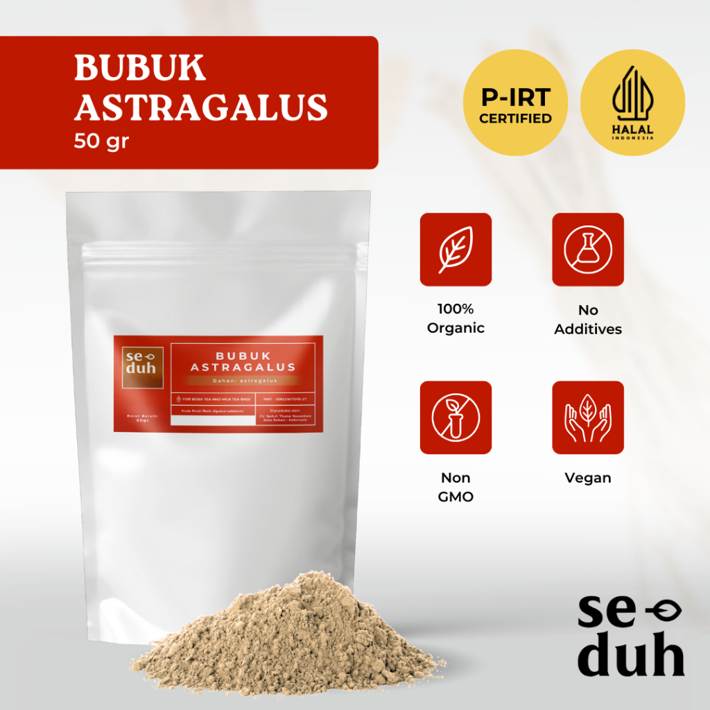 

SEDUH TEA & TISANE | Bubuk Ekstrak Astragalus / Astragalus Extract Powder / Herbal Powder 50 gram