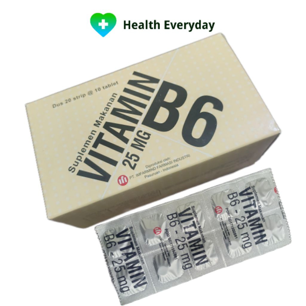 VITAMIN B6 25mg Tablet IMFARMIND isi 200s/Dus
