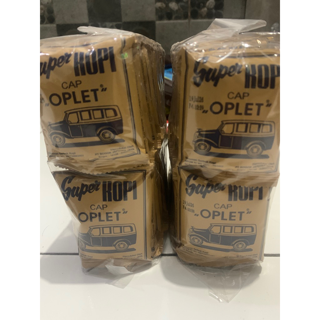 

KOPI CAP OPLET 7g / KOPI TANPA GULA ( 1pak isi 30pcs)
