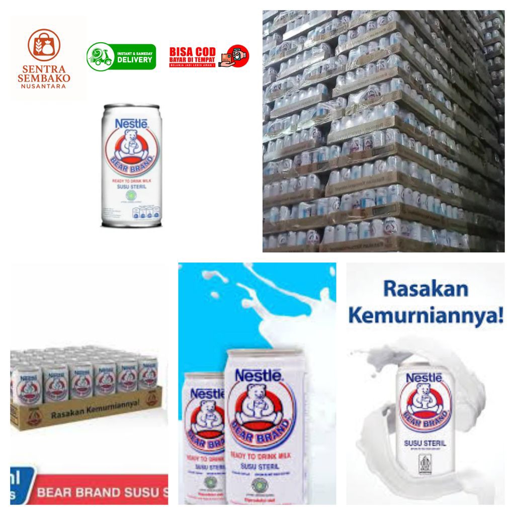 

Bear Brand Susu Steril 189ml – Isi 15 Kaleng | Packing Aman, Halal, Segel Pabrik, Garansi Utuh