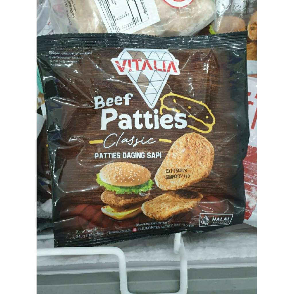 

Vitalia Beef Patties Classic 6 pcs