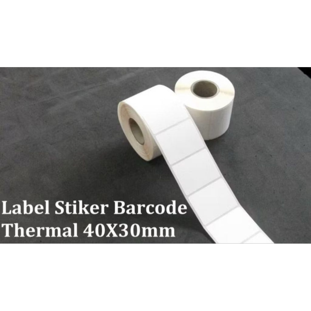 

Sticker Kertas Thermal Label 40x30 MM 1000 Pcs 04RJF227