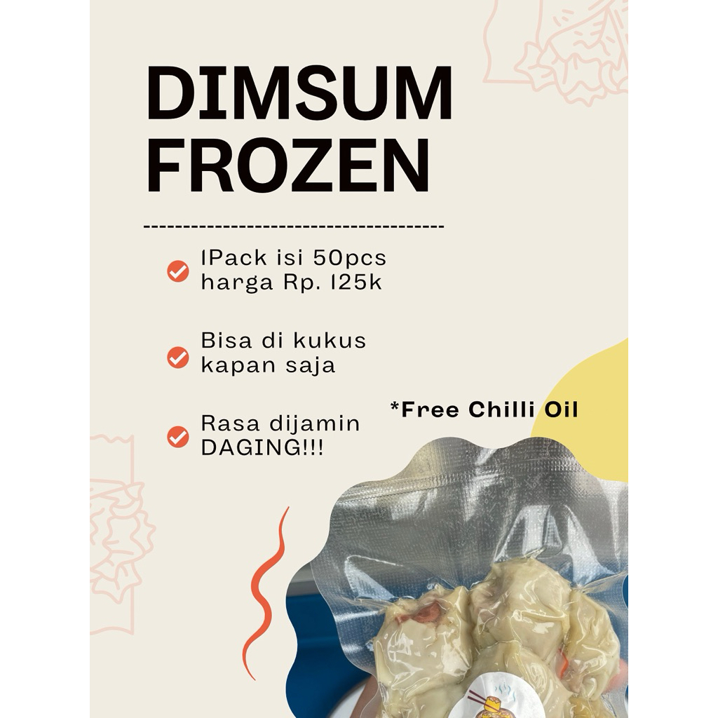 

DIMSUM FROZEN isi 50Pcs
