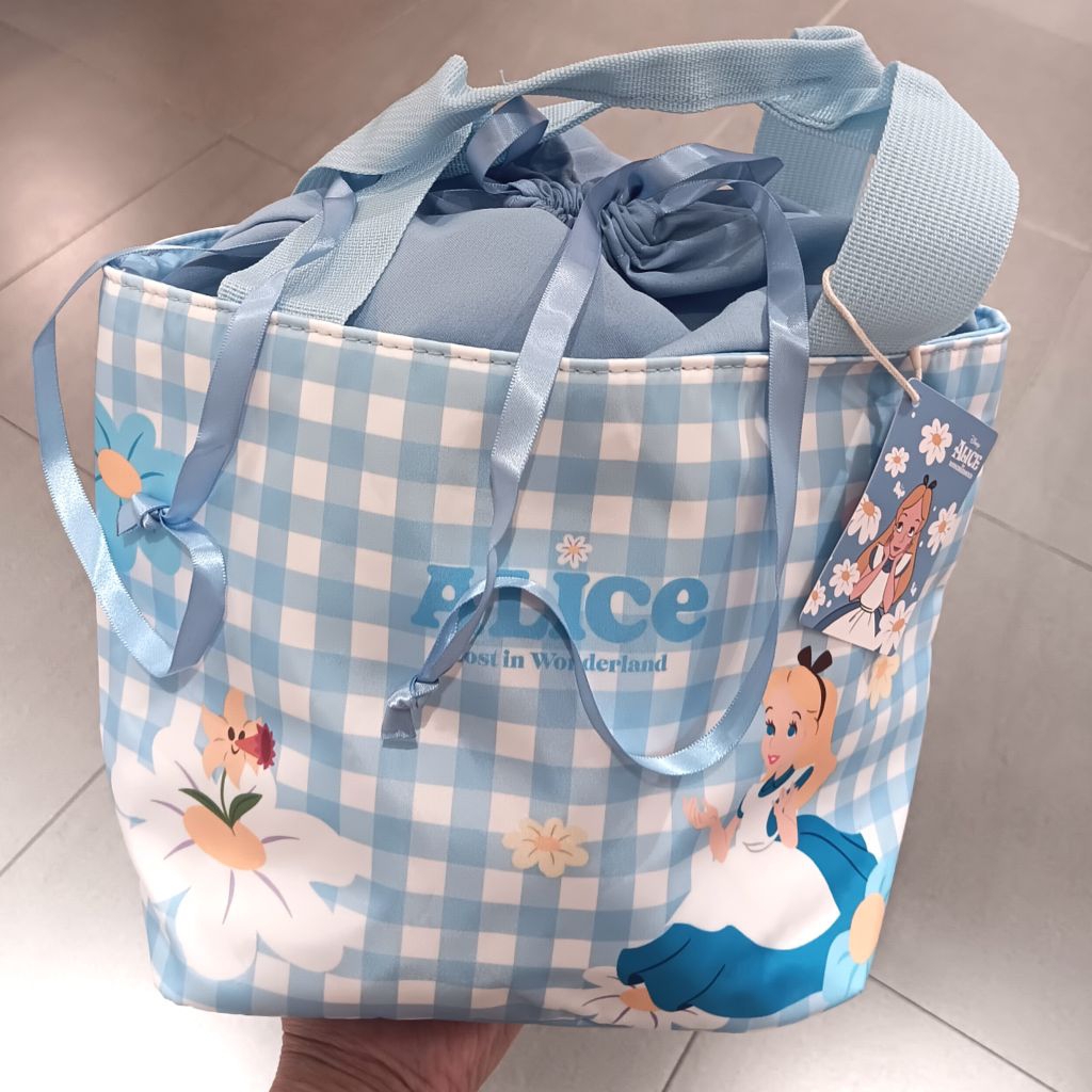 ALICE IN WONDERLAND BENTO BAG / TAS BEKAL ALICE IN WONDERLAND