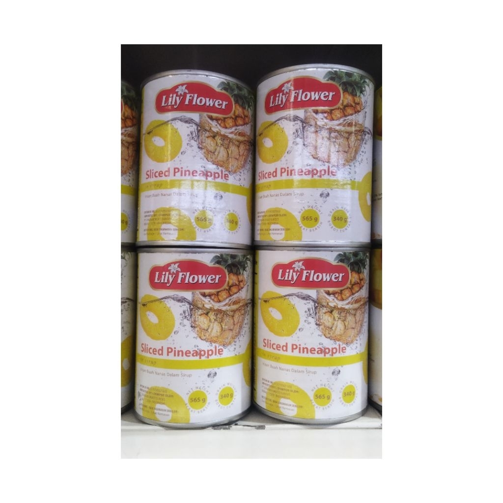 

LILY FLOWER SLICED PINEAPPLE 565GR ISI 2 PCS