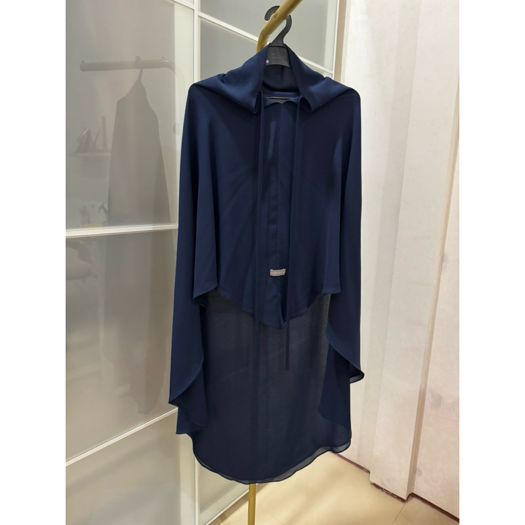 Katya Glynn Ramadhan Khimar Navy Preloved