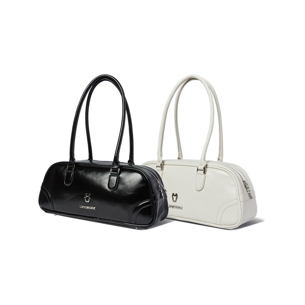 LIFEWORKS KOREA  ECO LEATHER STEEL WAPPEN SHOULDER BAG