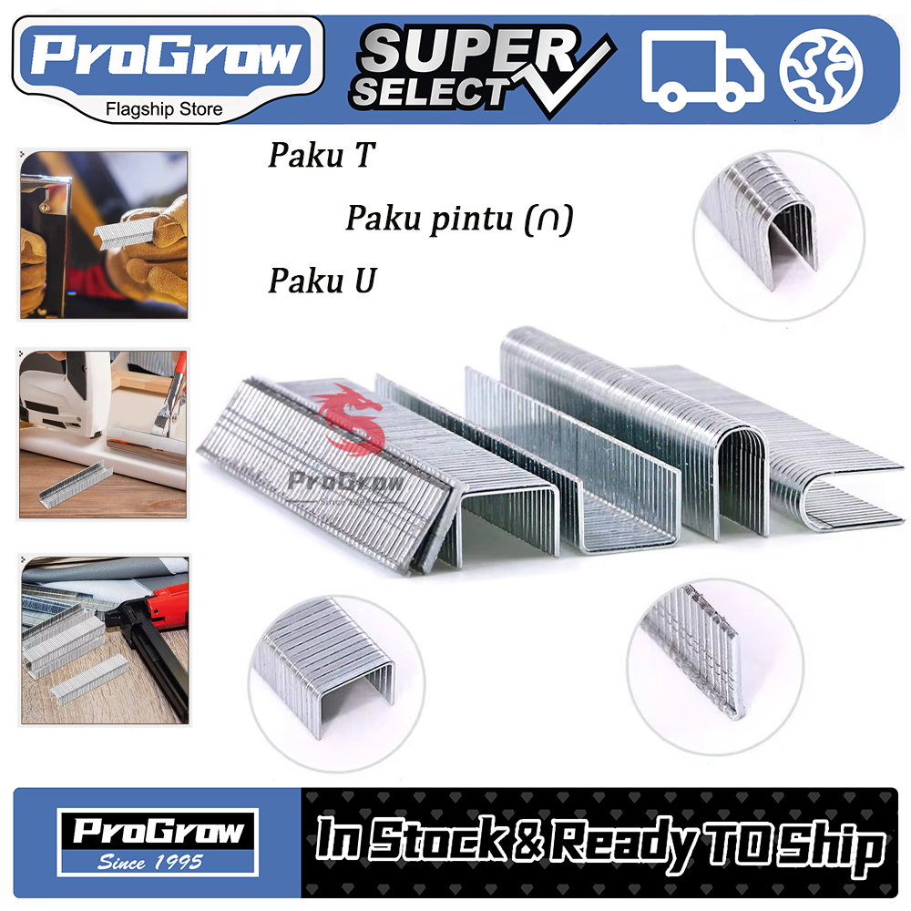 Isi Refill Staples 3in1 4-14mm Mix 600pcs - Paku Hekter untuk Stapler Gun Tembak & Tacker Jok Motor