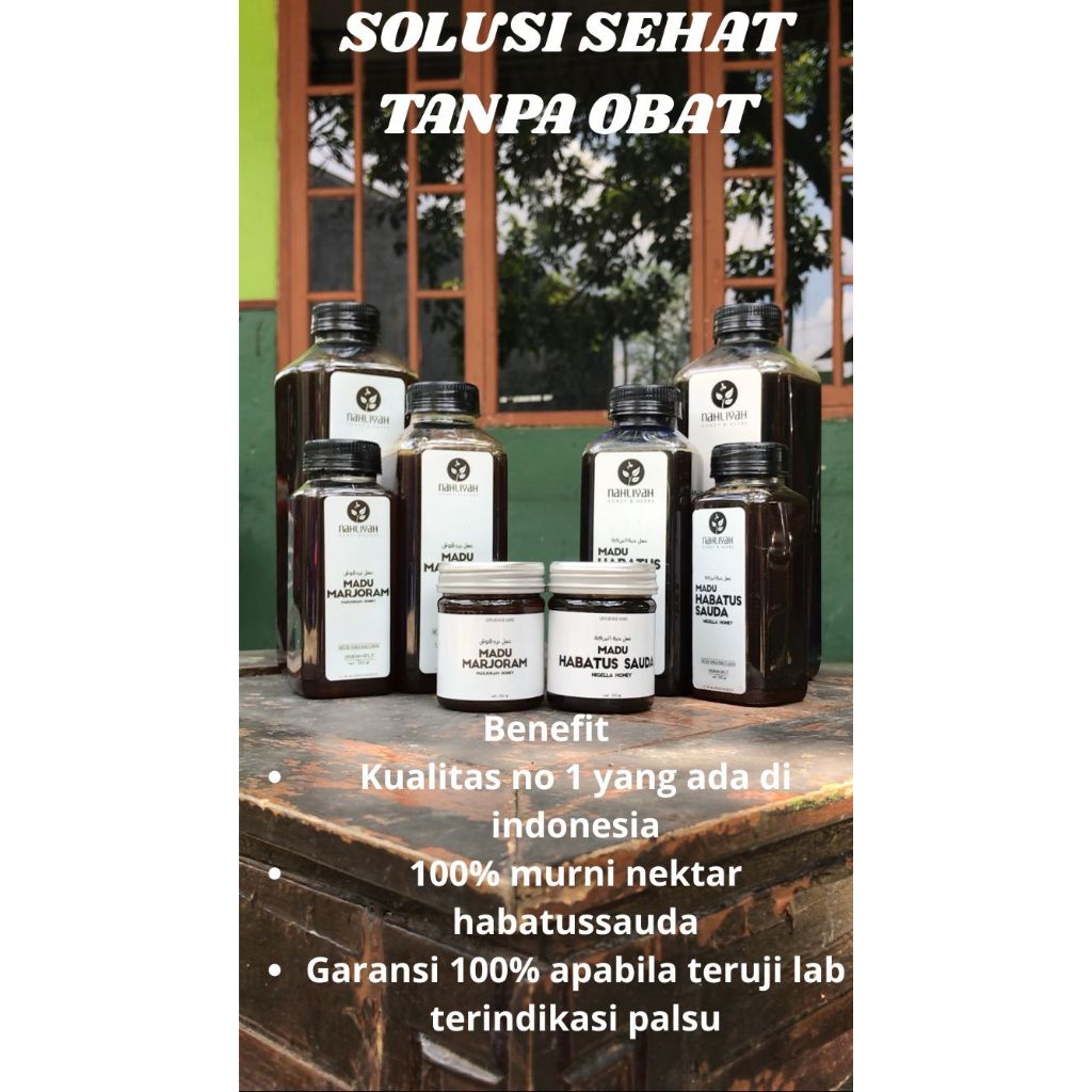 

Madu Asli Habatussauda 100% Murni Pertanian Habat Barokah Mesir 150 gram