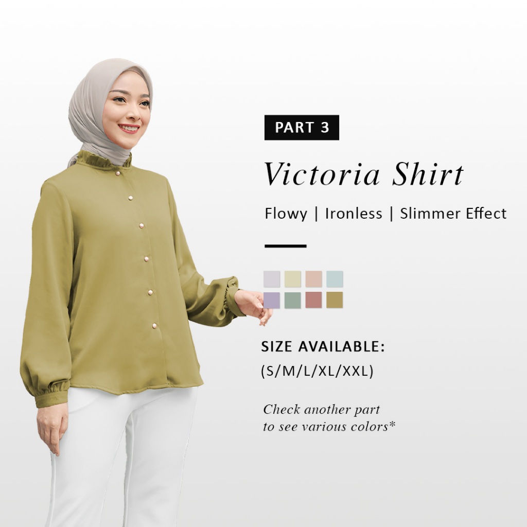 Femme Outfit - Victoria Shirt Part 3 (Kemeja Panjang Wanita)