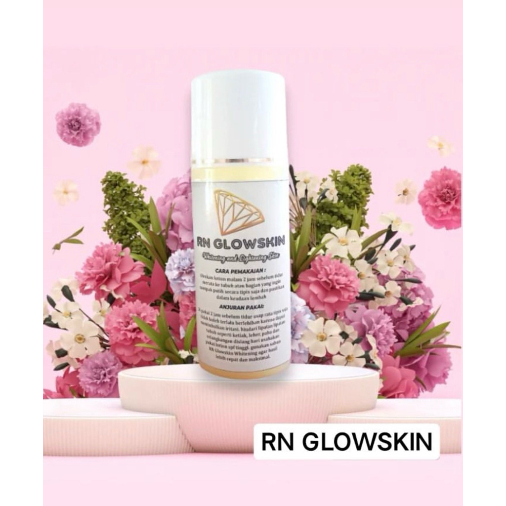 LOTION  MALAM RN GLOWKIN PEMUTIH BADAN PALING AMPUH 1000 % ORIGINAL
