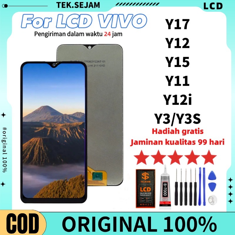 LCD VIVO Y12i /Y15 /Y17 /Y11 /Y3 2019 ORIGINAL 100% FULL SET LAYAR HIGH ORI TOUCHSCREEN