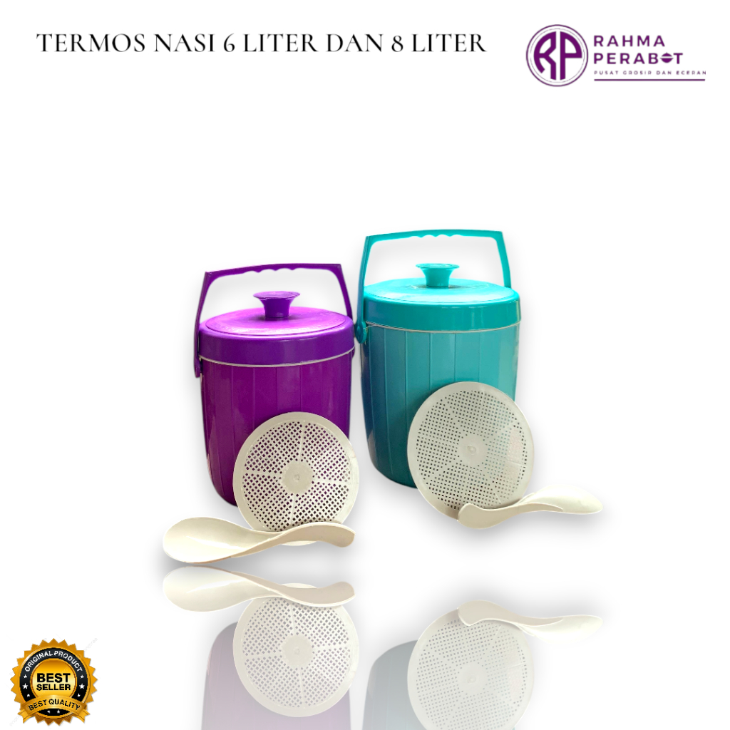 TERMOS NASI TERMOS NASI 6 LITER TERMOS NASI 8 LITER SUDAH INCLUDE CENTONG NASI