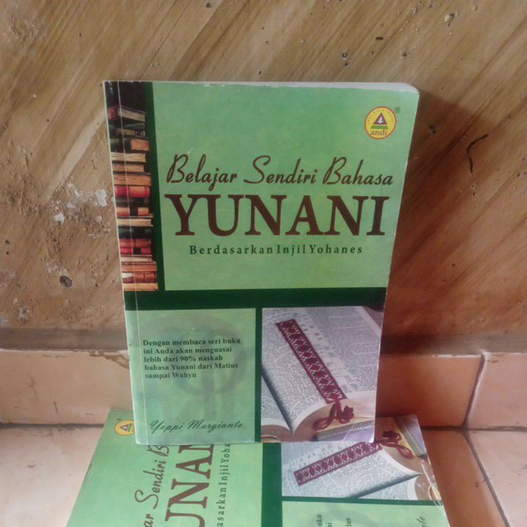 original bekas; Belajar sendiri Bahasa Yunani berdasarkan Injil Yohanes oleh Yoppi Margianto Andi