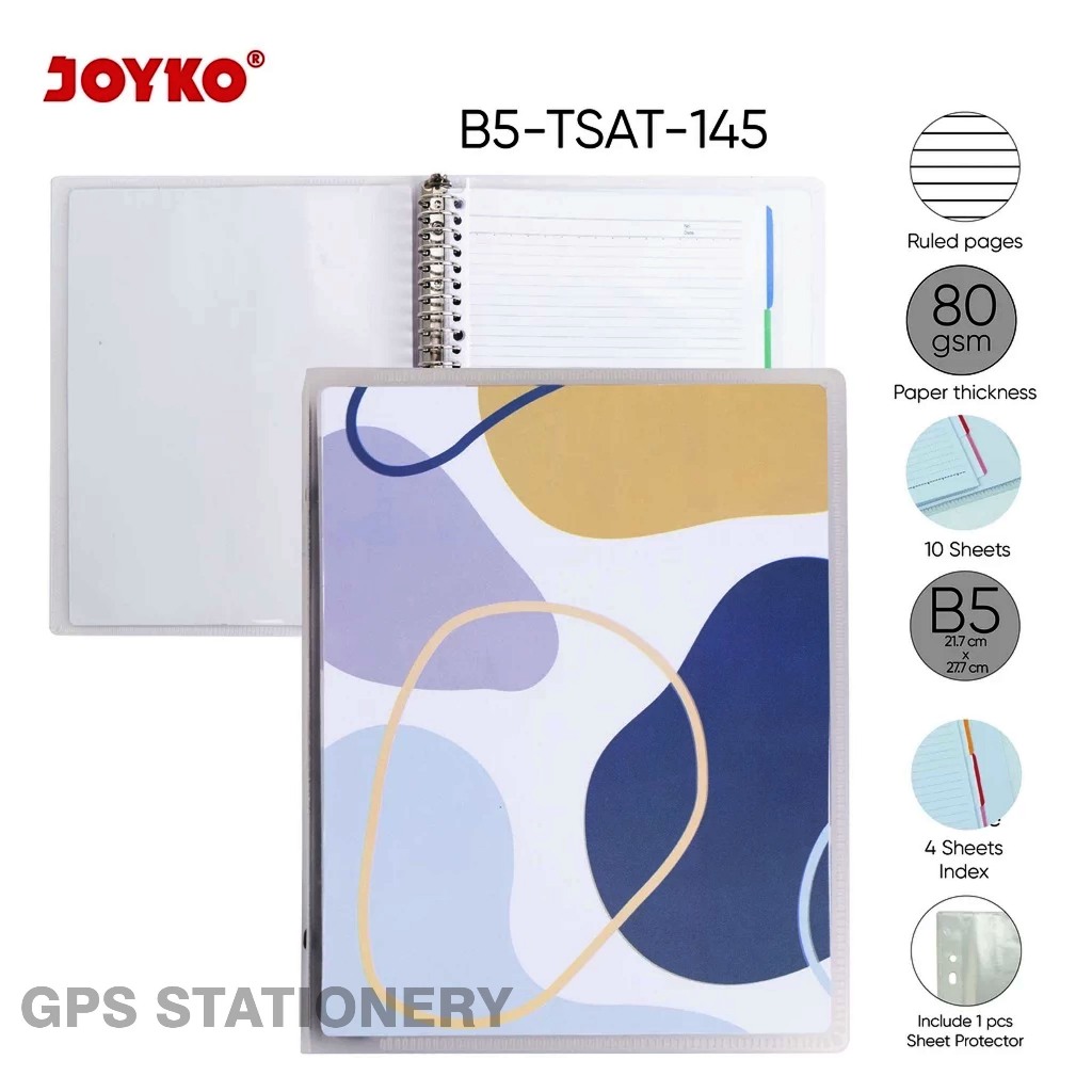 Binder Note Joyko B5-TSAT-145 Dengan Sheet Protector