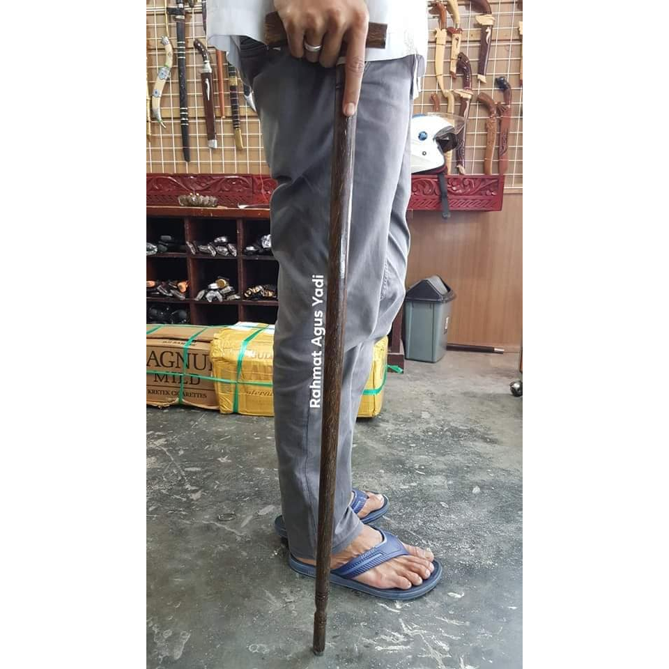 Tongkat Jalan Kayu Kuat Elegan – Tongkat Bantu Jalan Pria Wanita Lansia