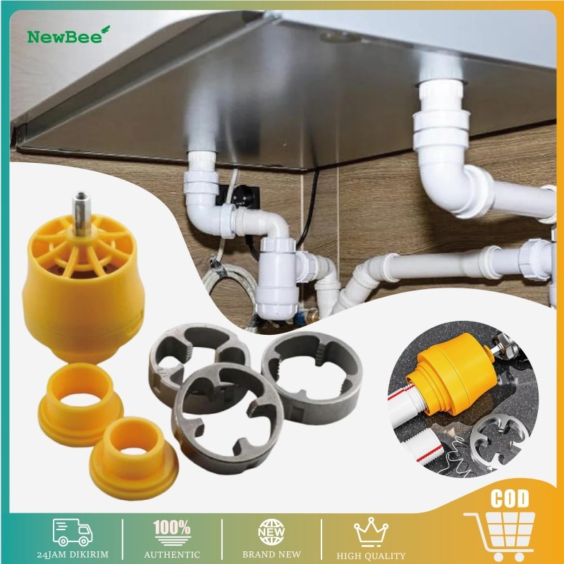 isi 6PCS Alat Pembuat Ulir Pipa Set Alat Buat Drat Pipa PVC Alat Senai Pipa PVC Pipe Thread Maker Un