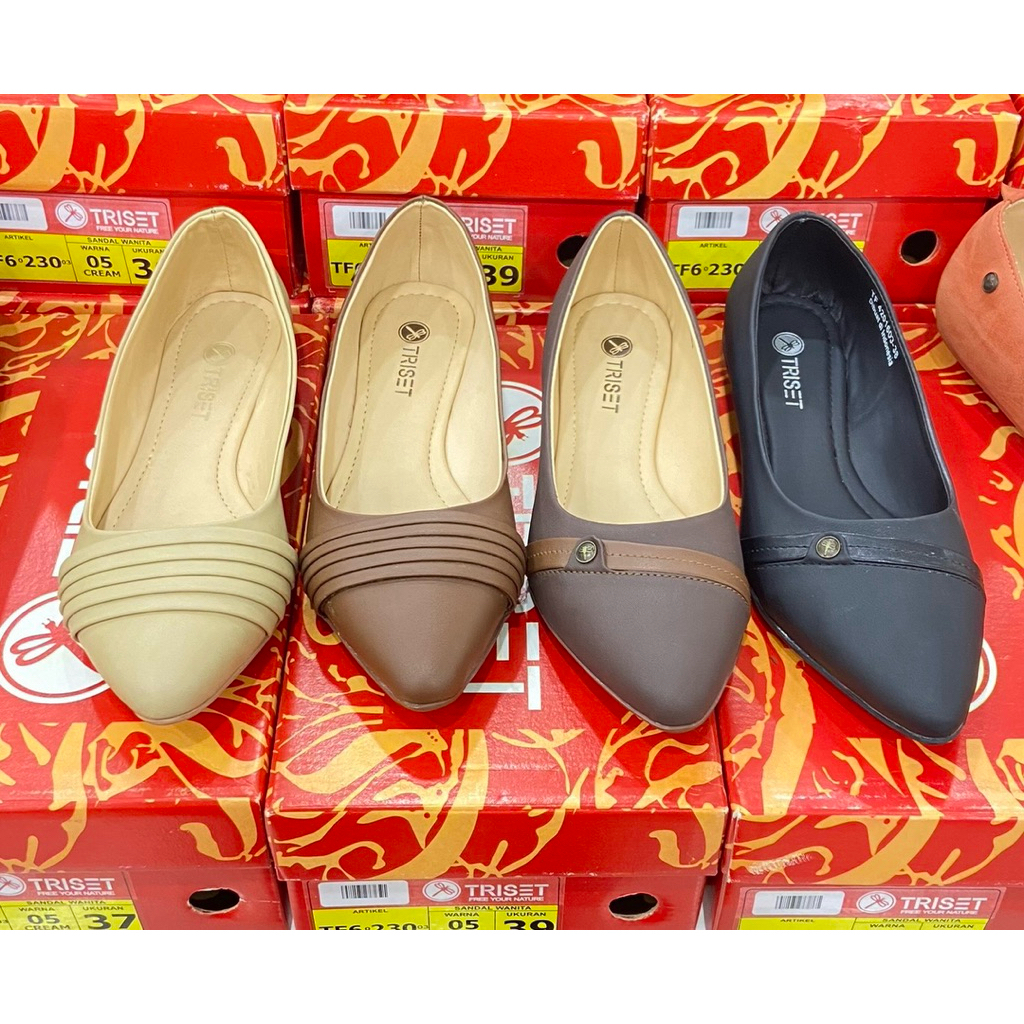 Sepatu Teplek / Flat Shoes Wanita Triset