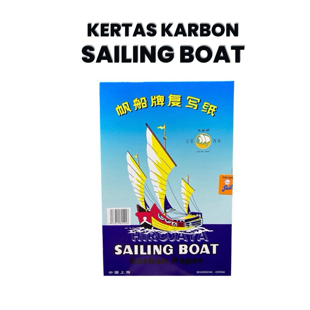 

Kertas Karbon Sailing Boat / Carbon Paper Hitam Per Papan