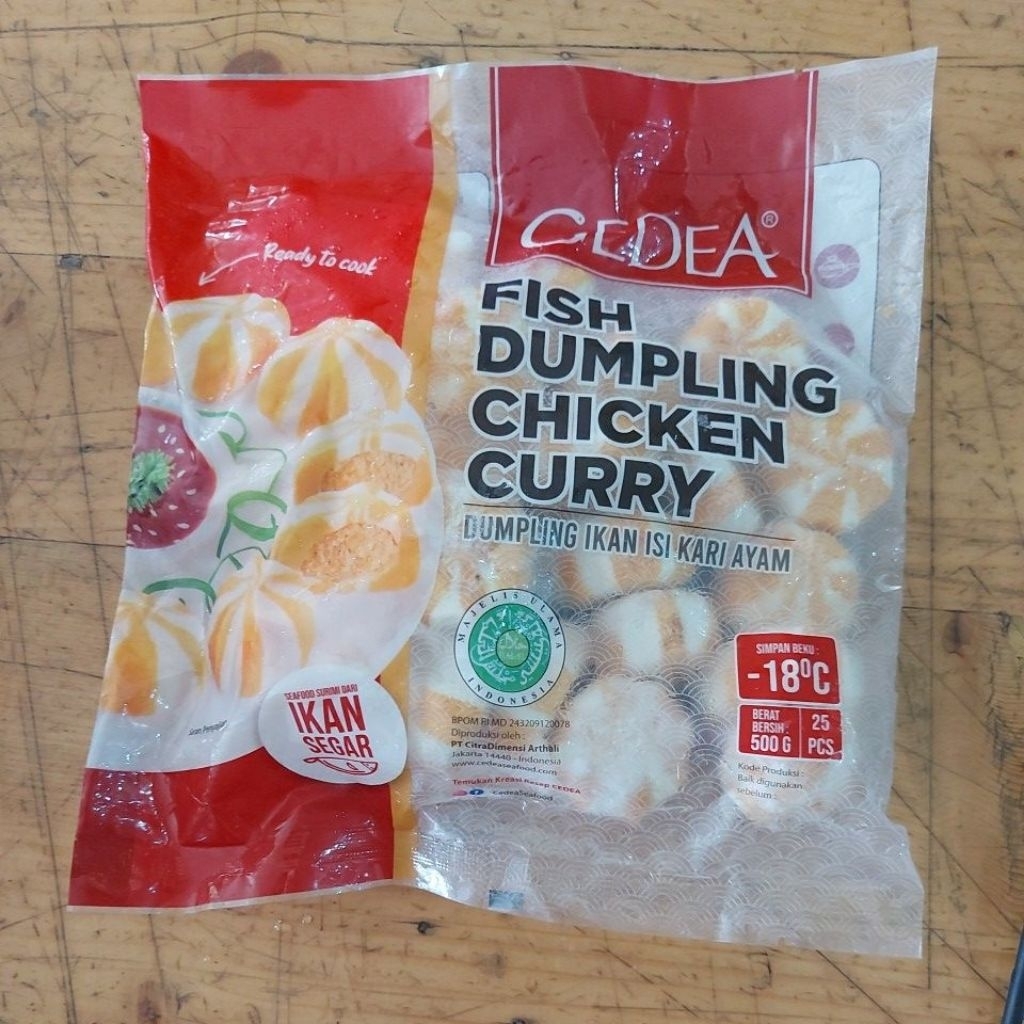 

CEDEA DUMPLING CURRY 500GR