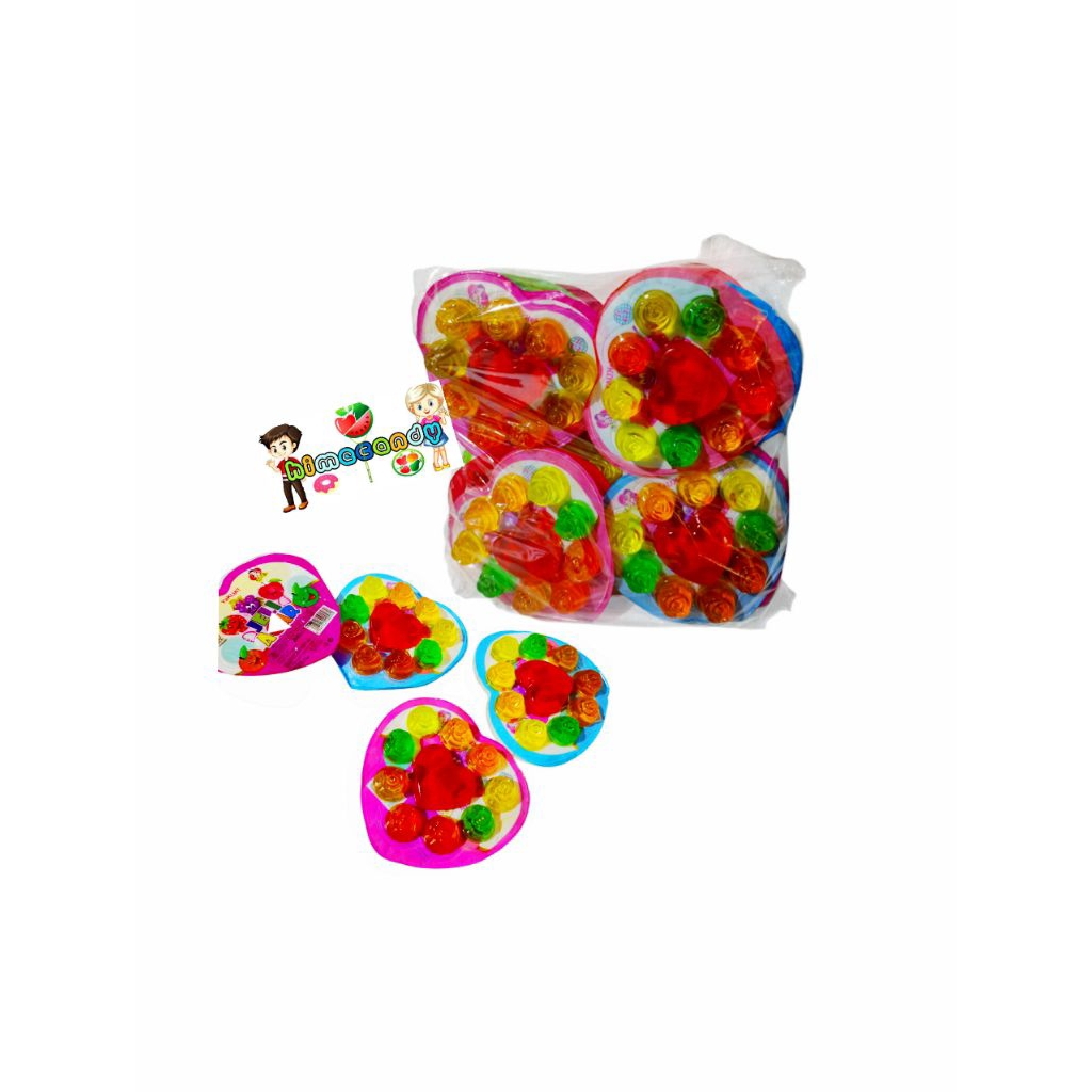 AAA JELLY AGAR LOVE QEQE PACK ISI 20 PCS