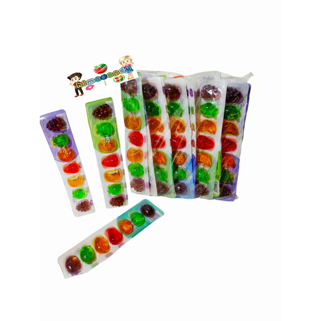 

AAA JELLY AGAR BUAH PENGGARIS QEQE PACK ISI 20 PCS