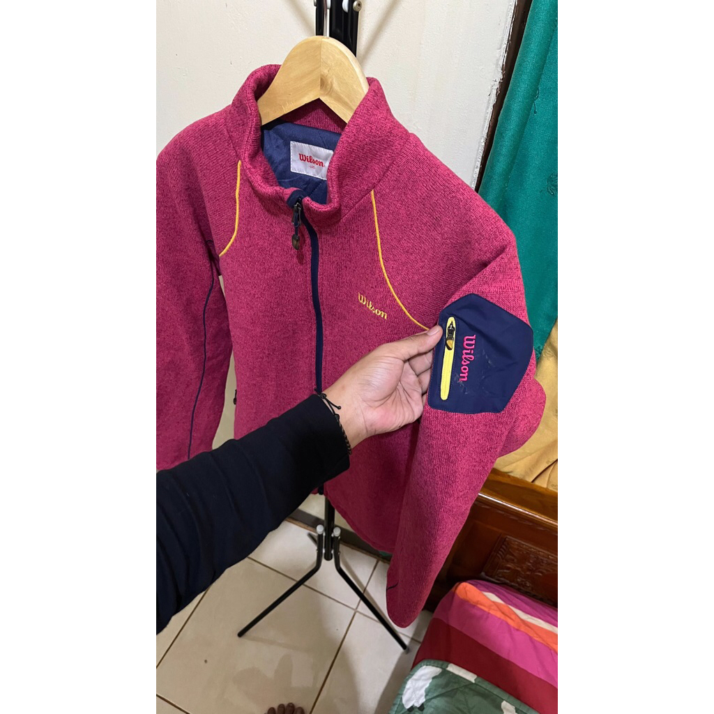 tracktop jacket hangat WILSON original