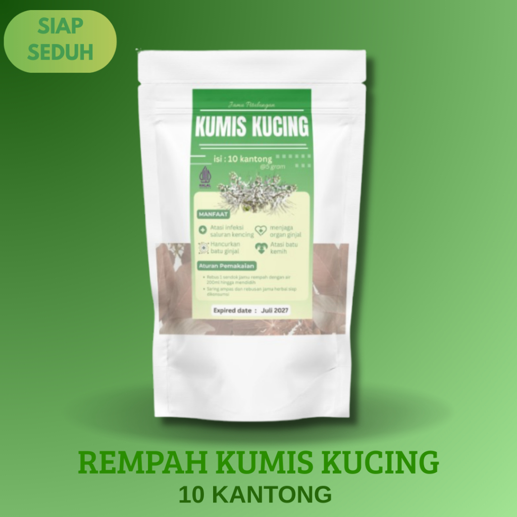 

rempah herbal daun kumis kucing 10 kantong