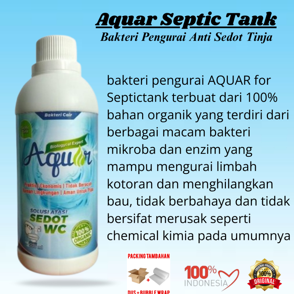 Cairan Organik Penghancur Tinja Penghilang Bau Wc Obat Pengurai Tinja Murah