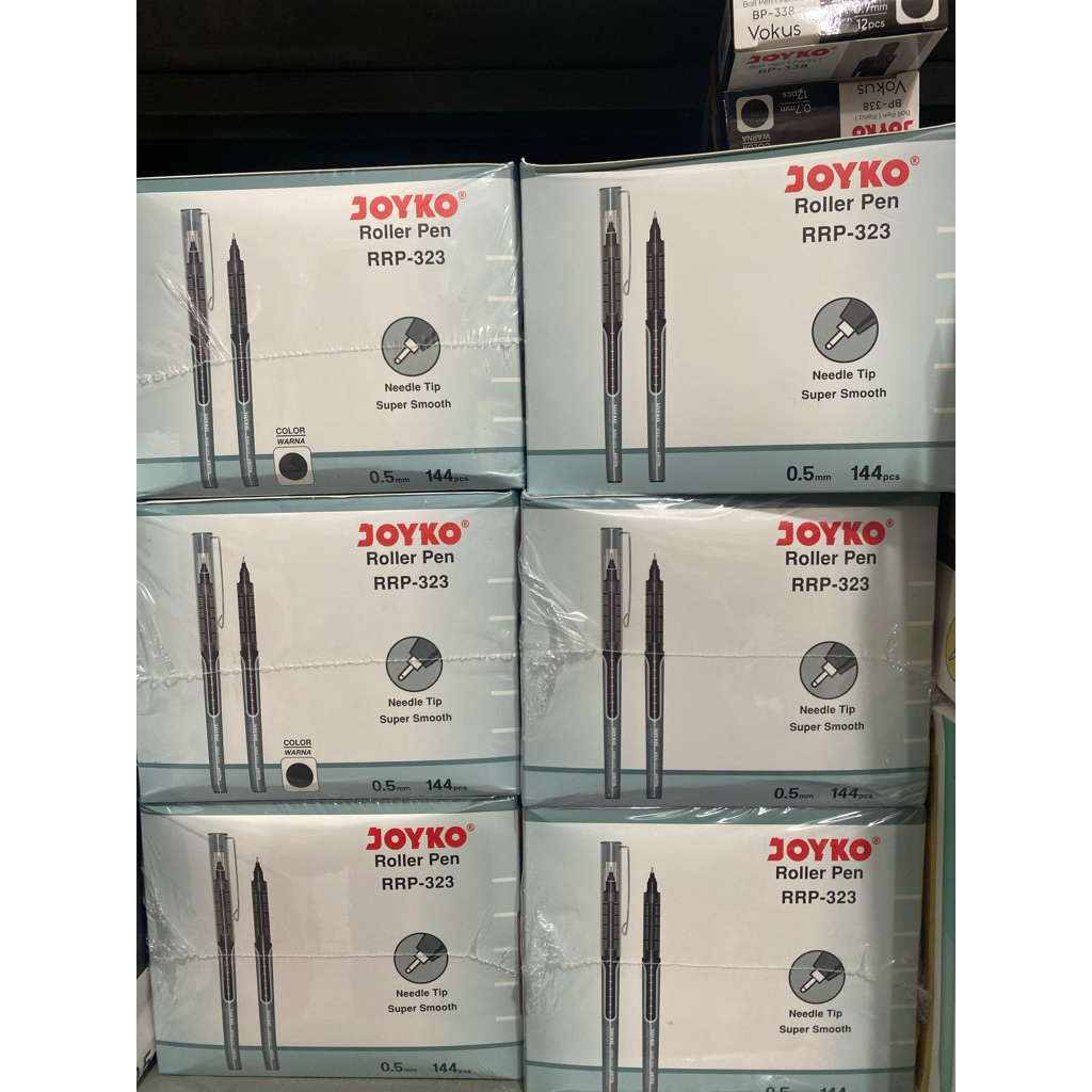 

(12 Pcs) Roller Pen RRP - 323 Joyko / Pena Roller 323 Joyko