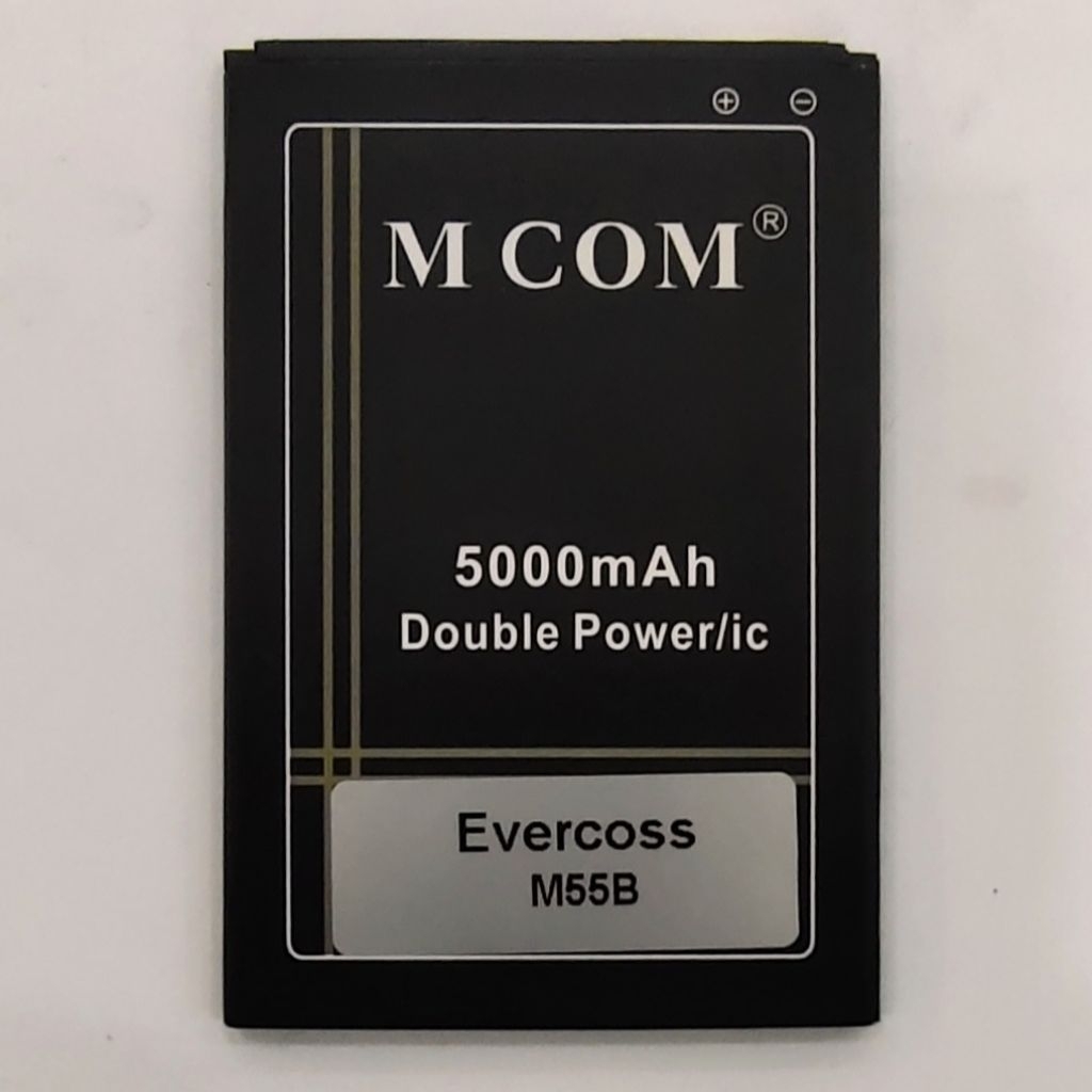 BATERAI EVERCOSS M55B MCOM DOUBLE POWER REAL CAPACITY BATTERY