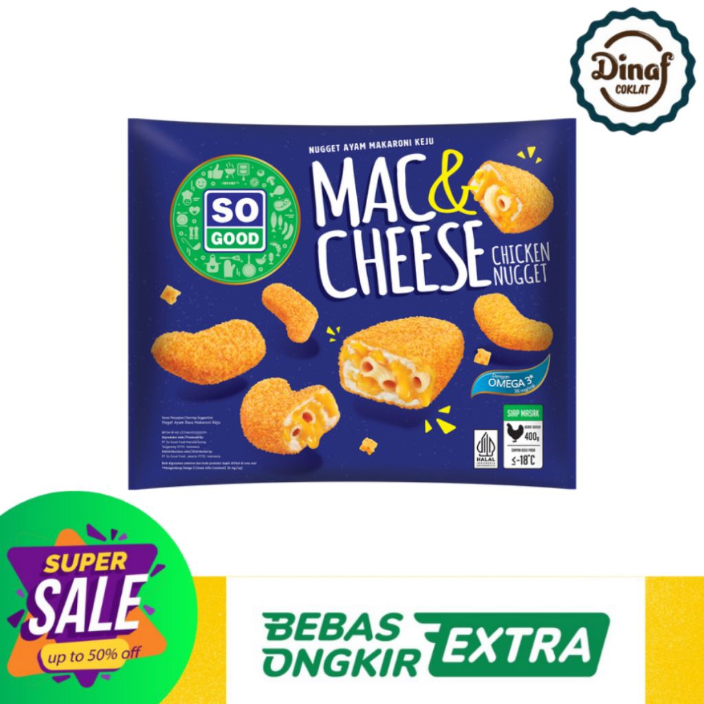 

So Good Nugget Mac & Cheese 400 Gr – Nugget Unik Isi Creamy Cheese