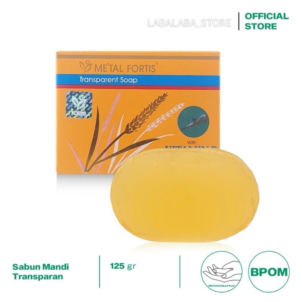 Sabun Metal Fortis - METAL FORTIS sabun VIT E 125gr BESAR KUNING