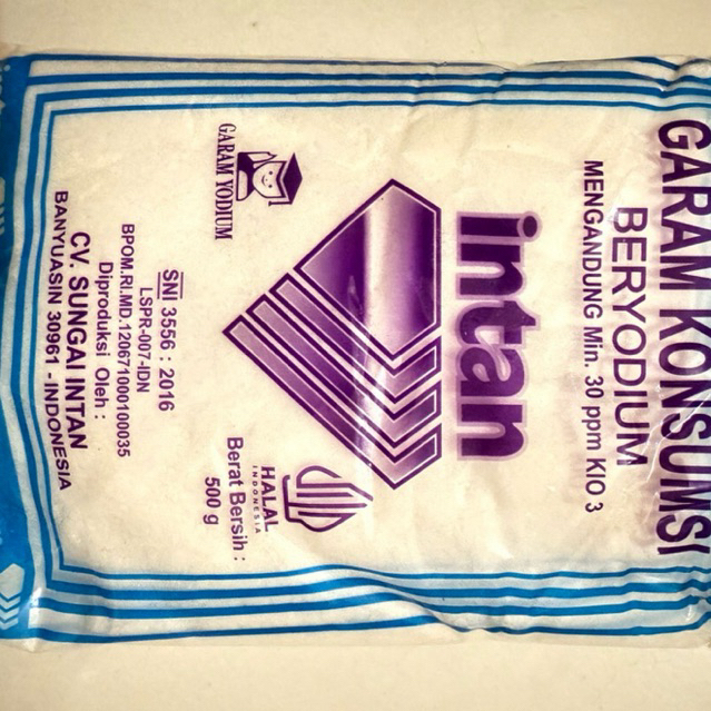 

Garam Halus Intan 500gr (1/2kg) | GRATIS ONGKIR INSTAN