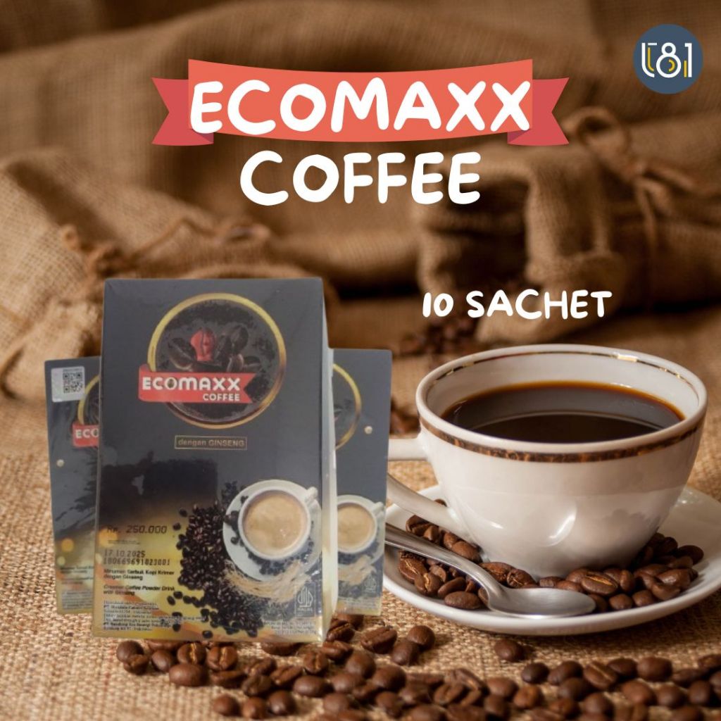 

Ecomaxx Coffe Original Kopi Penambah Stamina Pria Dewasa