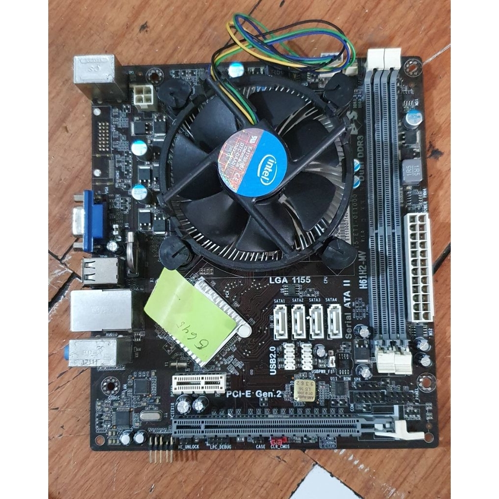 motherboard h61 ecs no bacpanel