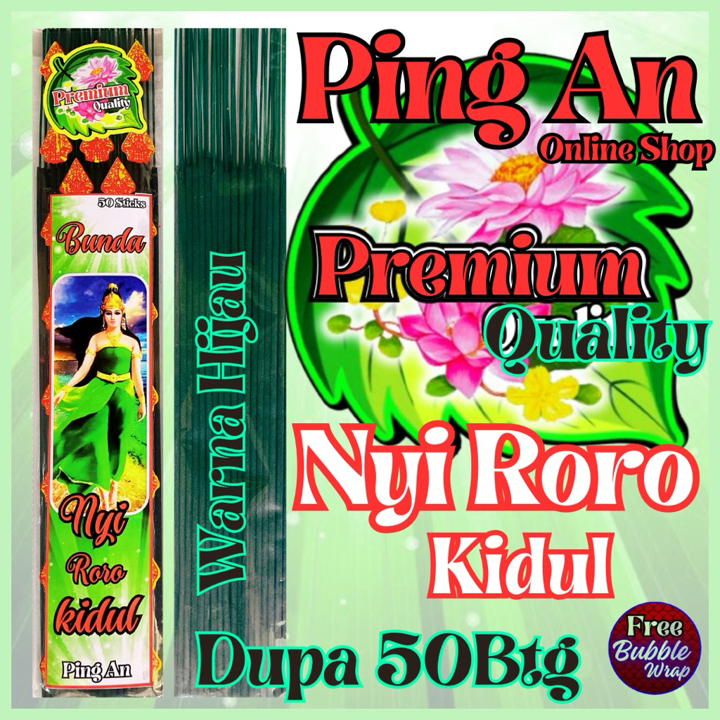 Dupa Hio 50Btg Preminum “NYI RORO KIDUL” Hijau Pouch