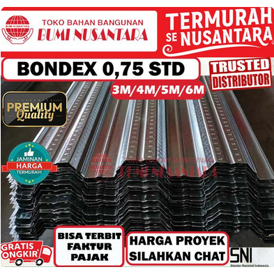 BONDEK/BONDEX/FLOORDECK/BONDECK 0,75 BONDEX 0,75 - 3M