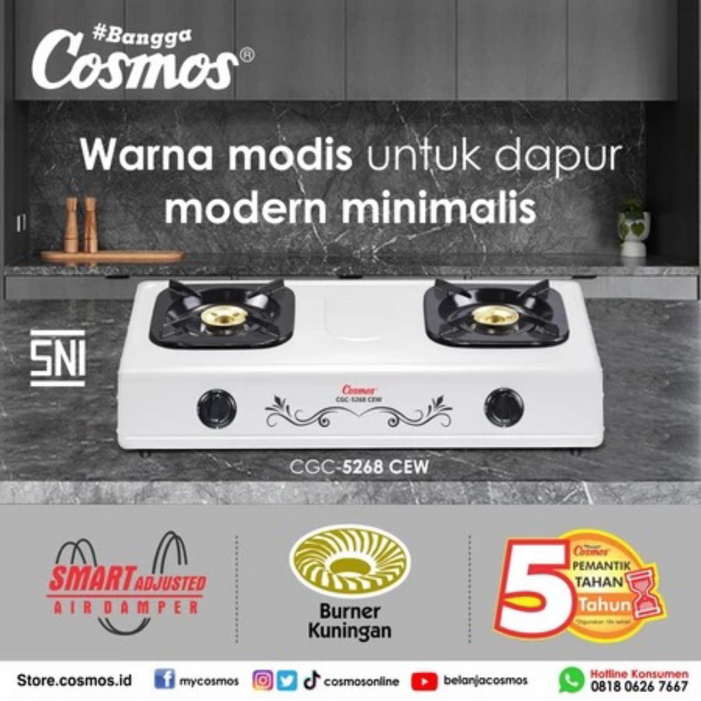 Cosmos Kompor Gas 2 Tungku